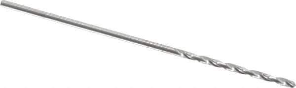 Hertel - 0.8mm 118° Solid Carbide Jobber Drill - Right Hand Cut, 1-1/8" OAL, Split Point - Eagle Tool & Supply