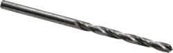 Hertel - 3mm 118° Solid Carbide Jobber Drill - Bright Finish, Right Hand Cut, Spiral Flute, Straight Shank, 2-1/4" OAL, Standard Point - Eagle Tool & Supply