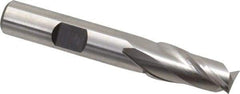 Hertel - 0.3937", 13/16" LOC, 3/8" Shank Diam, 2-1/2" OAL, 2 Flute, Cobalt Square End Mill - Single End, Uncoated, Spiral Flute, Centercutting, Right Hand Cut, Right Hand Flute - Eagle Tool & Supply