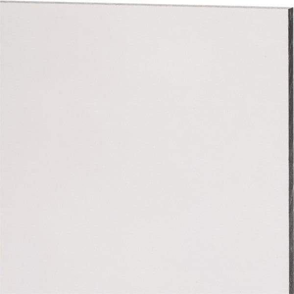 Made in USA - 4.5mm Thick x 12" Wide x 1' Long, Acrylic Sheet - Clear, Static Dissipative Grade - Eagle Tool & Supply