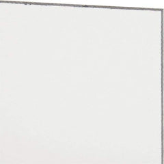 Made in USA - 4.5mm Thick x 12" Wide x 2' Long, Acrylic Sheet - Clear, Static Dissipative Grade - Eagle Tool & Supply