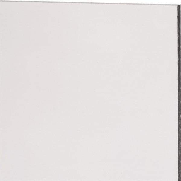 Made in USA - 4.5mm Thick x 24" Wide x 2' Long, Acrylic Sheet - Clear, Static Dissipative Grade - Eagle Tool & Supply