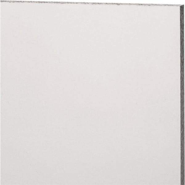 Made in USA - 6mm Thick x 12" Wide x 1' Long, Acrylic Sheet - Clear, Static Dissipative Grade - Eagle Tool & Supply