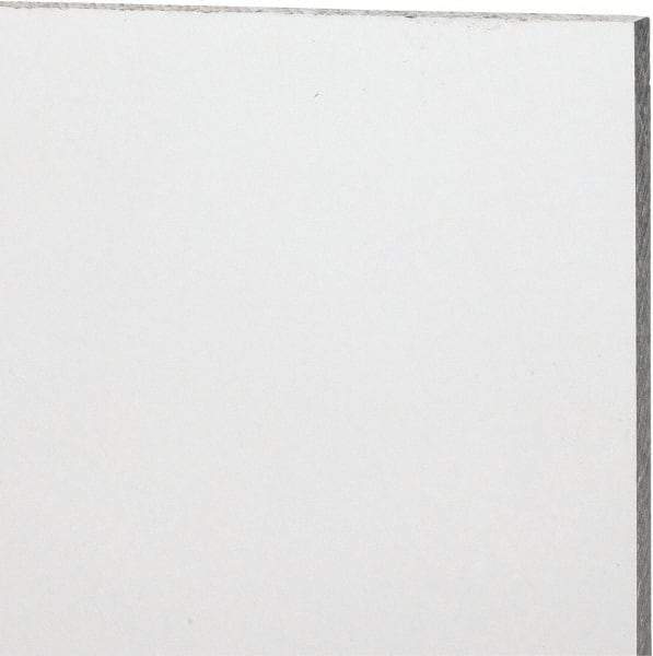 Made in USA - 6mm Thick x 24" Wide x 4' Long, Acrylic Sheet - Clear, Static Dissipative Grade - Eagle Tool & Supply