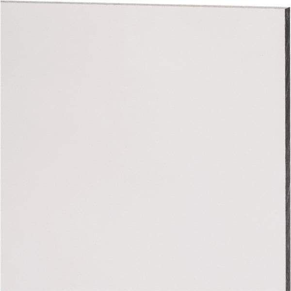Made in USA - 4.5mm Thick x 24" Wide x 2' Long, Polycarbonate Sheet - Clear, Static Dissipative Grade - Eagle Tool & Supply