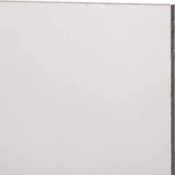 Made in USA - 6mm Thick x 24" Wide x 2' Long, Polycarbonate Sheet - Clear, Static Dissipative Grade - Eagle Tool & Supply