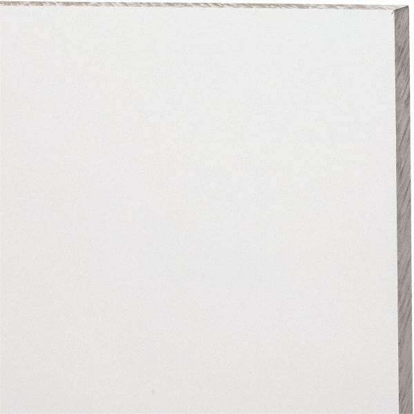 Made in USA - 3/8" Thick x 24" Wide x 4' Long, Polycarbonate Sheet - Clear, Static Dissipative Grade - Eagle Tool & Supply