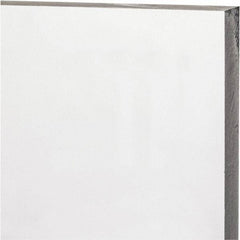 Made in USA - 1/2" Thick x 12" Wide x 1' Long, Polycarbonate Sheet - Clear, Static Dissipative Grade - Eagle Tool & Supply