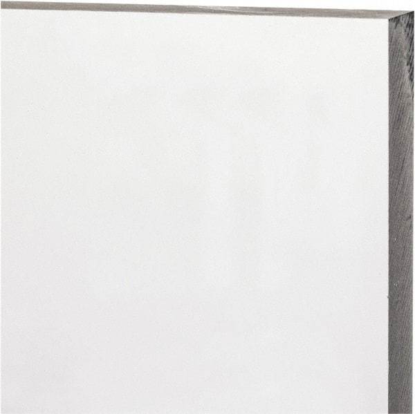 Made in USA - 1/2" Thick x 24" Wide x 4' Long, Polycarbonate Sheet - Clear, Static Dissipative Grade - Eagle Tool & Supply