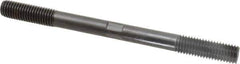 Gibraltar - 5/8-11 8" OAL Equal Double Threaded Stud - Alloy Steel, Black Oxide Finish, 1-3/4" Equal Thread Length - Eagle Tool & Supply