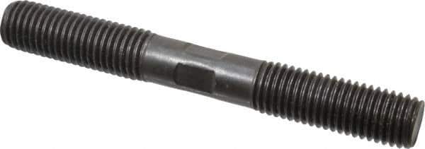 Gibraltar - 3/4-10 6" OAL Equal Double Threaded Stud - Alloy Steel, Black Oxide Finish, 2" Equal Thread Length - Eagle Tool & Supply