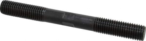 Gibraltar - 3/4-10 7" OAL Equal Double Threaded Stud - Alloy Steel, Black Oxide Finish, 2" Equal Thread Length - Eagle Tool & Supply