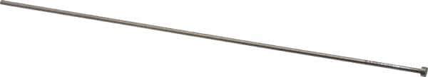Gibraltar - 1/8" Pin Diam, 1/4" Head Diam x 1/8" Head Height, 12" OAL, Straight Ejector Pin - Steel, 11-7/8" Pin Length - Eagle Tool & Supply