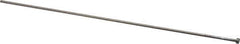 Gibraltar - 1/8" Pin Diam, 1/4" Head Diam x 1/8" Head Height, 12" OAL, Straight Ejector Pin - Steel, 11-7/8" Pin Length - Eagle Tool & Supply