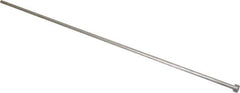Gibraltar - 11/64" Pin Diam, 11/32" Head Diam x 3/16" Head Height, 14" OAL, Straight Ejector Pin - Steel, 13-13/16" Pin Length - Eagle Tool & Supply