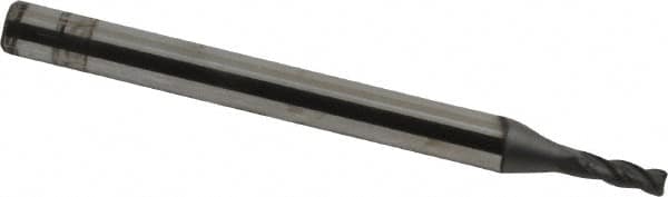 Niagara Cutter - 1/16" Diam 4 Flute Solid Carbide 0.01" Corner Radius End Mill - Eagle Tool & Supply