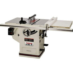 Jet - 10" Blade Diam, Table Saw - 4,300 RPM, 29" Table Depth x 42" Table Width, 230 Volts, 14.5 Amps, 5/8" Arbor - Eagle Tool & Supply