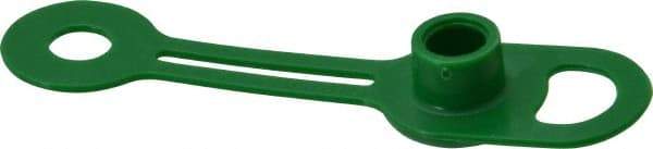 Trico - 1/4-28 NPT Grease Fitting Cap - Green, 10 Pieces - Eagle Tool & Supply