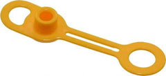 Trico - 1/8 NPT Grease Fitting Cap - Yellow, 10 Pieces - Eagle Tool & Supply