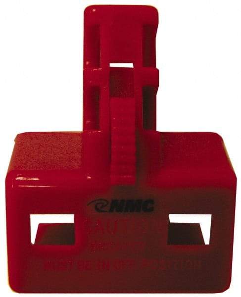 NMC - Plastic Multi-Pole Circuit Breaker Lockout - 1 Padlock, 3 Circuits - Eagle Tool & Supply