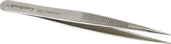 Aven - 4-3/4" OAL OOD-SA Precision Tweezers - Stainless Steel, OOD-SA Pattern - Eagle Tool & Supply