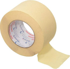 Intertape - 3" Wide x 60 Yd Long Tan Paper Masking Tape - Series PG21, 7.3 mil Thick, 26 In/Lb Tensile Strength - Eagle Tool & Supply