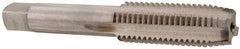 Interstate - M14x2.00 Metric Coarse 6H 4 Flute Bright Finish High Speed Steel Straight Flute Standard Hand Tap - Plug, Right Hand Thread, 3-19/32" OAL, 1-21/32" Thread Length, D7 Limit, Oversize - Eagle Tool & Supply