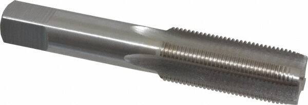 Interstate - M20x1.50 Metric Fine 4 Flute Bright Finish High Speed Steel Straight Flute Standard Hand Tap - Plug, Right Hand Thread, 4-15/32" OAL, 2" Thread Length, D6 Limit, Oversize - Exact Industrial Supply