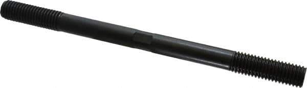 Gibraltar - 5/8-11 9" OAL Equal Double Threaded Stud - Alloy Steel, Black Oxide Finish, 1-3/4" Equal Thread Length - Eagle Tool & Supply