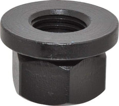 Gibraltar - M20x2.50, 40mm Flange Diam, 25mm High, 30mm Across Flats, Flange Nut - Grade 12L14 Steel, Black Oxide Finish, 6" Flange Height, TCMAI - Eagle Tool & Supply