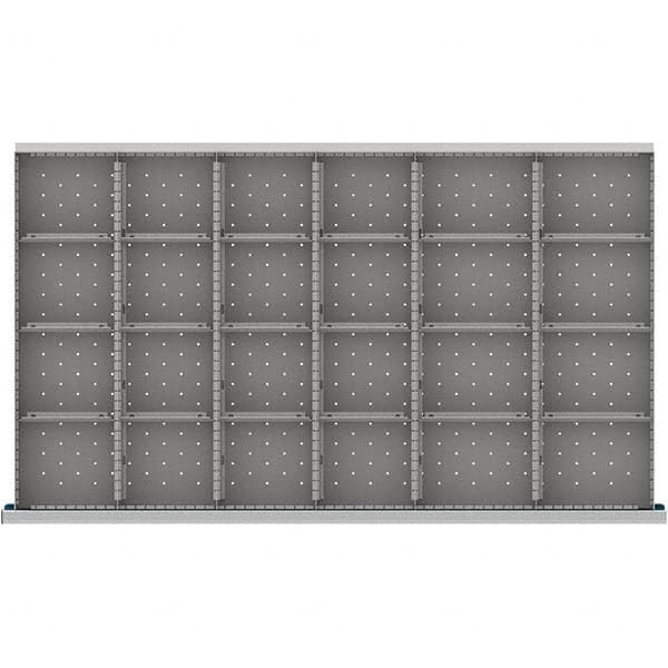 LISTA - 24-Compartment Drawer Divider Layout for 3.15" High Drawers - Eagle Tool & Supply