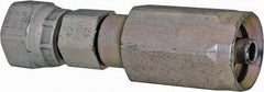 Parker - 9/16-18 SAE Steel Hydraulic Hose Female Seal-Lok Swivel Long - 6,000 psi, -4 Hose Size, 1/4" Hose Diam - Eagle Tool & Supply
