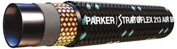 Parker - -32 Hose Size, 1-13/16" ID x 2.14" OD, 200 psi Work Pressure Hydraulic Hose - 55" Long Coil, 14" Radius, Synthetic Rubber, -50°F to 302°F - Eagle Tool & Supply