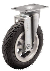 Shepherd - 6" Diam x 1-1/4" Wide, Phenolic Rigid Caster - 150 Lb Capacity, Top Plate Mount, 2-5/8" x 3-3/4" Plate, Ball Bearing - Eagle Tool & Supply