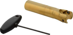 Seco - 1-1/2" Cutting Diam, Modular Connection Indexable Copy End Mill - 2 Inserts, VPGX 2206..E.-E10 Insert, R217.97 Toolholder, Through Coolant - Eagle Tool & Supply