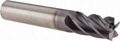 M.A. Ford - 1/2", 1" LOC, 1/2" Shank Diam, 3" OAL, 5 Flute, Solid Carbide Square End Mill - Single End, ALtima Finish, 38° Helix, Centercutting, Right Hand Cut, Right Hand Flute, Series 178 - Eagle Tool & Supply