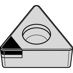 Kennametal - TCGW32.51 F Grade KD1400 Polycrystalline Diamond (PCD) Turning Insert - 60° Triangle, 3/8" Inscr Circle, 5/32" Thick, 1/64" Corner Radius - Eagle Tool & Supply