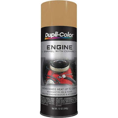 Dupli-Color - 12 oz Cummins Beige Automotive Heat Resistant Paint - Gloss Finish, 500°F Max Temp, Comes in Aerosol Can - Eagle Tool & Supply