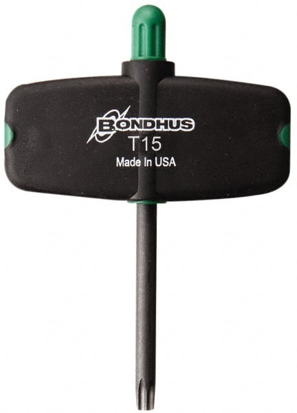 Bondhus - 3-1/2" OAL T15 Torx Key - Eagle Tool & Supply
