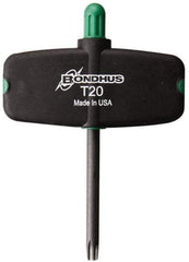 Bondhus - T20 Torx Plus Key - Wing Handle, Protanium High Torque Steel, 2" Length Under Head - Eagle Tool & Supply