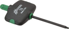 Bondhus - T6 Standard Torx Key - Wing Handle, Protanium High Torque Steel, 1-1/2" Length Under Head - Eagle Tool & Supply