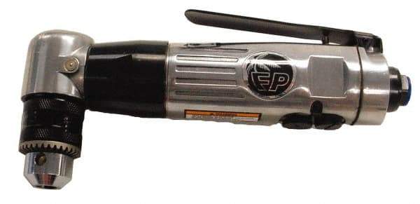 Florida Pneumatic - 3/8" Reversible Keyed Chuck - Right Angle Handle, 1,800 RPM, 6 CFM, 0.3333 hp, 90 psi - Eagle Tool & Supply