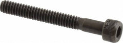 Holo-Krome - #5-40 UNC Hex Socket Drive, Socket Cap Screw - Alloy Steel, Black Oxide Finish, Partially Threaded, 1" Length Under Head - Eagle Tool & Supply