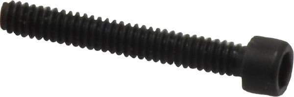 Made in USA - #2-56 UNC Hex Socket Drive, Socket Cap Screw - Alloy Steel, Black Oxide Finish, Fully Threaded, 5/8" Length Under Head - Eagle Tool & Supply