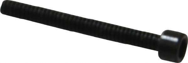 Made in USA - #2-56 UNC Hex Socket Drive, Socket Cap Screw - Alloy Steel, Black Oxide Finish, Fully Threaded, 3/4" Length Under Head - Eagle Tool & Supply