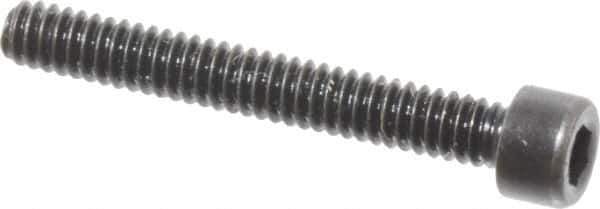 Made in USA - #3-48 UNC Hex Socket Drive, Socket Cap Screw - Alloy Steel, Black Oxide Finish, Fully Threaded, 3/4" Length Under Head - Eagle Tool & Supply