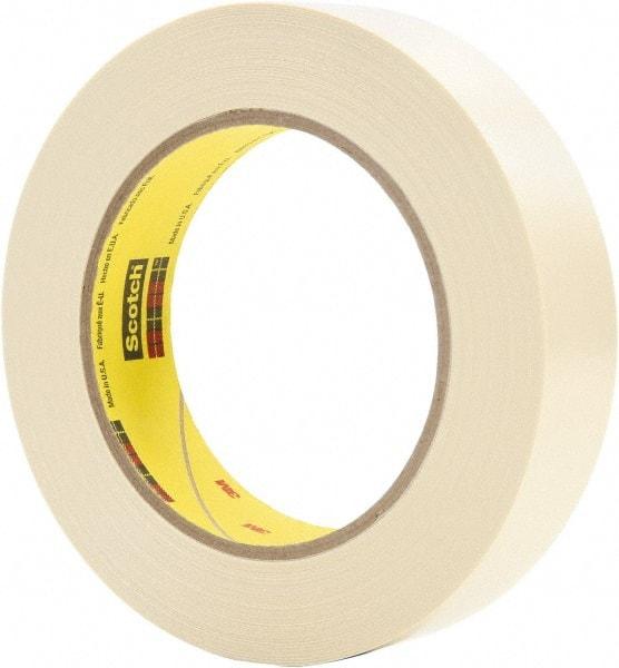 3M - 1" x 36 Yds Tan Electroplating Tape - 7.1 mil, Rubber Adhesive - Eagle Tool & Supply