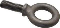 Gibraltar - 6,400 Lb Capacity, Alloy Steel, 3/4 Thread, Fixed Lifting Eye Bolt - Fully Threaded, 2" Shank, 2" Thread Length, Shoulder - Eagle Tool & Supply