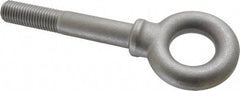 Gibraltar - 9,000 Lb Capacity, Steel, 1-8 Thread, Lifting Eye Bolt - Partially Threaded, 6" Shank, 2-1/2" Thread Length, Shoulder - Eagle Tool & Supply