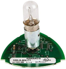 Edwards Signaling - Incandescent Lamp, Clear, Steady, Stackable Tower Light Module - 24 VDC, 0.32 Amp, IP54, IP65 Ingress Rating, 3R, 4X NEMA Rated, Panel Mount, Pipe Mount - Eagle Tool & Supply